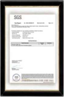 Dishwasher safe test certificate (SGS)