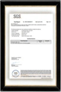 EU test certificate (SGS)